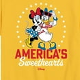 thumbnail image 3 of Disney - Americana - Americas Sweethearts - Toddler And Youth Short Sleeve Graphic T-Shirt, 3 of 5