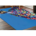 thumbnail image 2 of Printed Rug, Colourful Balloons Rugs, Air Balloons Rugs, Movie Up Rug, Stair Rug, Thin Rug, Cartoon Rug, Non Slip Rug, Gift For The Home, 5.2'x7.5' - 160x230 cm, 2 of 8