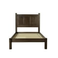 thumbnail image 6 of Grain Wood Furniture Shaker Solid Wood Panel Platform Bed, Twin Size, Expresso, 6 of 8