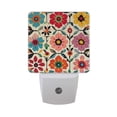thumbnail image 6 of Yayeee LED Night Light for The Home Plug in With Light Sensors 2 Pack, Colorful Flowers, 6 of 6