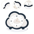 thumbnail image 6 of Almencla Bedside Desk Clock Shape Table Clock Kids Adults Modern Figure Tabletop Ornament for Bedroom Bedside Housewarming, 6 of 8