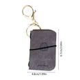 thumbnail image 3 of 3Pcs Soft Leather Mini Ledger, Vacemry Study Season Mini Leather Ledger, Portable Notebook Keychain Pendant, Creative Backpack Hanging Accessory for Journaling, Note Taking, Gift Giving, Home Office, 3 of 6