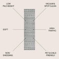 thumbnail image 4 of JONATHAN Y MOROCCAN HYPE 2 x 8 Runner Rug, Ifrane Berber Geometric Stripe - Gray/Cream, MOH301B-28, 4 of 9