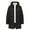 Black, variant on Winter Men's Daily Loose Casual Trend Fashion Windproof Warm Hooded Coat Jacket