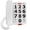 265-White, variant on Big Button Phone for Seniors, Uvital Senior Landline Phones for Elderly with 10 One-Touch Dialing Big Buttons, Corded Landline Telephone with SOS Emergency Button