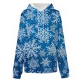 thumbnail image 4 of Pntutb Moda Mujer Navidad Impreso Bolsillo Blusa De Manga Larga Casual tops Sweatershirt Botón Sudaderas Con Capucha Pntutb Pntutb-1673, 4 of 4