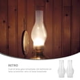 thumbnail image 4 of 2 Pcs Kerosene Lamp Glass Lampshade Vintage Oil Accessories Retro Large Four-claw (base Diameter 5.2cm Lampshade) 2pcs Clear Camping Lantern, 4 of 6