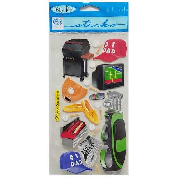 Sticko Stickers Dad scrap booking accessory