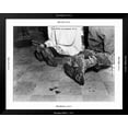 thumbnail image 5 of Art.com With Soiled Army Boots, a Chaplain and Soldier Kneel at Catholic Mass Is Held for Two Dead Soldiers Photo, Black Frame Wall Art, 40" x 32", 5 of 5