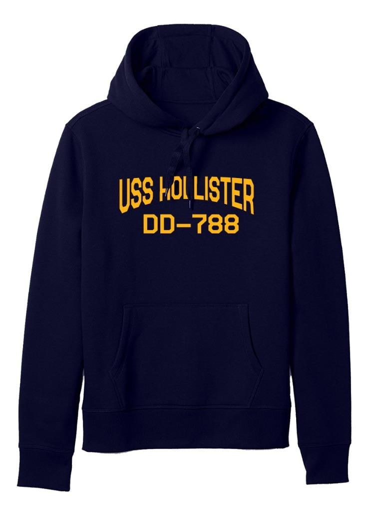 Blodig med tiden passage USS Hollister DD-788 Destroyer Naval Warship Standard Size Pullover Hoodie  - Walmart.com