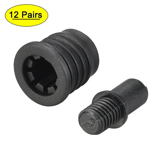 Speaker Small Peg Kit Guides 19.5mm Black Dia 5.6mm,12 Pairs