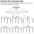thumbnail image 6 of Yescom 117"x117" Canopy Top Replacement Y00397T04 Green for Smaller 10'x10' Dual-Tier Gazebo Cover Patio Garden, 6 of 8
