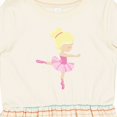 thumbnail image 4 of Inktastic Ballerina, Ballet Girl, Ballet Dance, Blonde Hair Girls Toddler Dress, 4 of 5