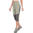 thumbnail image 2 of Little Donkey Andy Women's Quick Dry Capri 3/4 Hiking Lightweight Stretch Water-Resistant Pants Golf Casual Light Khaki M, 2 of 7