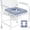 Blue, variant on RoamReady Inflatable Bedside Commode Seat Cushion, Pressure Relief for Seniors Bedridden Disabled, Removable Cover Blue