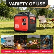 PowerSmart 3800-Watt Portable Inverter Generator, Super Quiet 59dB Gas Powered Engine (143cc)