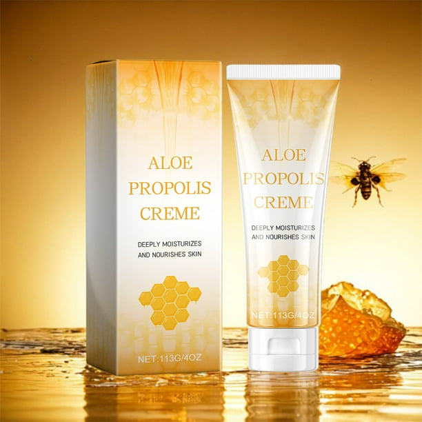 Aloe Propolis Creme - Skin Nourishment with Aloe Vera & Bee Propolis -  Moisturizing Cream with Vitamins A, E, and C 3pc - Walmart Business Supplies