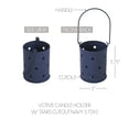thumbnail image 4 of VHC Brands Patriotic Metal Votive Candle Holder w/ Stars Cutout 3.75x3, Independence Day Decor, Decorative Table Top Accent, Fourth of July Decorations, Navy Blue, 4 of 5