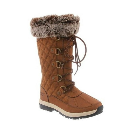 Bearpaw Womens Gweneth Suede Closed Toe Mid-Calf Cold Weather