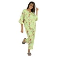 thumbnail image 5 of Phagun Women Loungewear 2Pcs Pajama Set Sleepwear Top & Pajama Asian Nightwear, 5 of 7