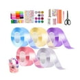 thumbnail image 4 of KLKCMS Blow Bubbles Double Sided Tape Sensory Toy Traceless Multipurpose Mounting Tape Sticky Tape for Adults Classroom DIY Craft Pinch Toy Making 5 Rolls Storage Box, 4 of 9