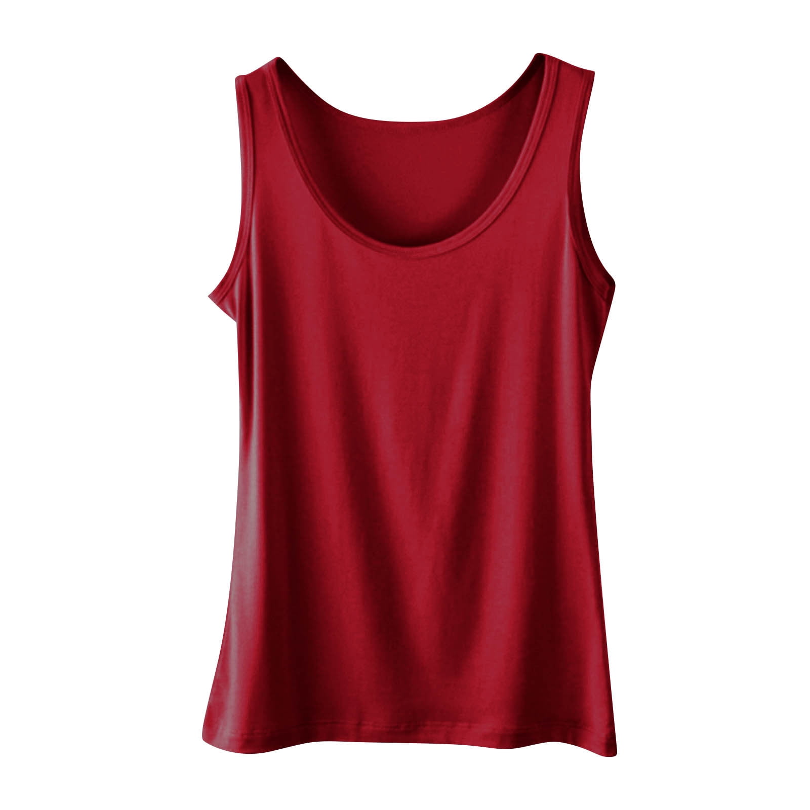 EazyTech Tank Tops for Women Plus Size Soft Undershirt Lounge Sleep Pajamas Tops Summer Basic Layering Tee Shirt