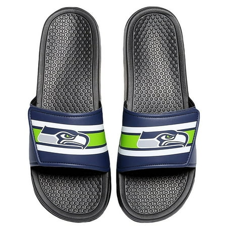 SEATTLE SEAHAWKS NEW LEGACY SLIDES MENS LARGE 11-12