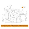 thumbnail image 3 of For 10-15 Prius/Plug-In Radiator Support Reinforcement Panel Bracket Right Side, 3 of 5