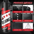 thumbnail image 3 of Saco de boxeo lleno de YORWHIN con esponja de 5 kg y guantes de boxeo de 350 ml, 3 of 7