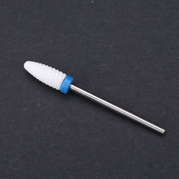 Ceramic Cylinder Shape Grinding Head, Manicure Grinding Head Tools, 5 Type of Nail Drill Bits for Nail Manicure