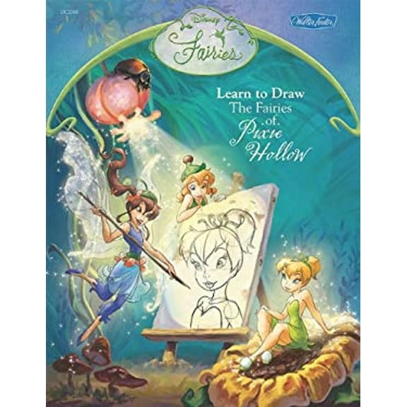 Pre-Owned Learn to Draw The Fairies of Pixie Hollow (Hardcover) 9781936309054
