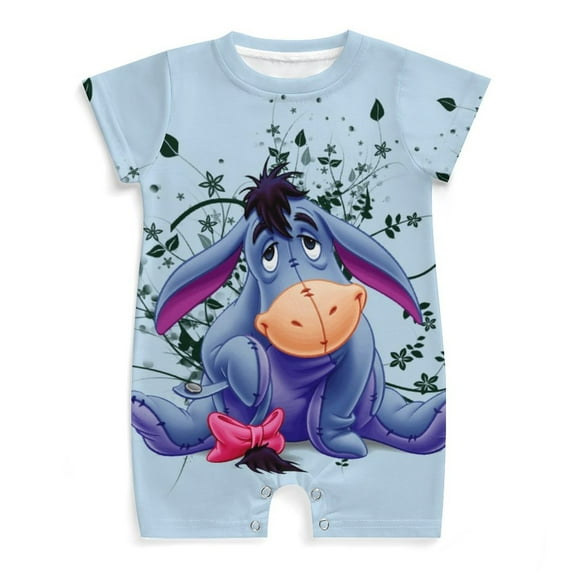 Ee-Yore Newborn Baby Romper Clothing Infant Summer Baby Climbing Clothes Outfit For Boys Girls