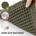 thumbnail image 4 of Waffle Bath Mat Set 2 Piece Olive Green,Woven Modern Bath Rug Mats, Absorbent Non Slip Bath Floor Mat, Soft Washable Boho Bath Rugs with Tassels for Bathroom, Bedroom, Kitchen,Tub, 4 of 8