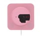 thumbnail image 3 of Reproductor de CD MP3 con control remoto Bluetooth portátil para montaje en pared, radio FM con enchufe estadounidense (rosa), 3 of 9