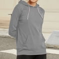 thumbnail image 7 of HongQid Women's Slim Fit Pullover Hoodie Lightweight Long Sleeve Kangaroo Pocket Basic Casual Sweatshirt, 7 of 7