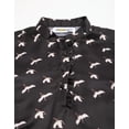 thumbnail image 4 of Moomaya Womens Printed Top, Quarter Sleeves Formal Top Ruffled Button Placket, 4 of 9