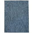 thumbnail image 5 of Solid Outdoor Rug for Patio or Balcony in Mottled Blue, 5 of 5