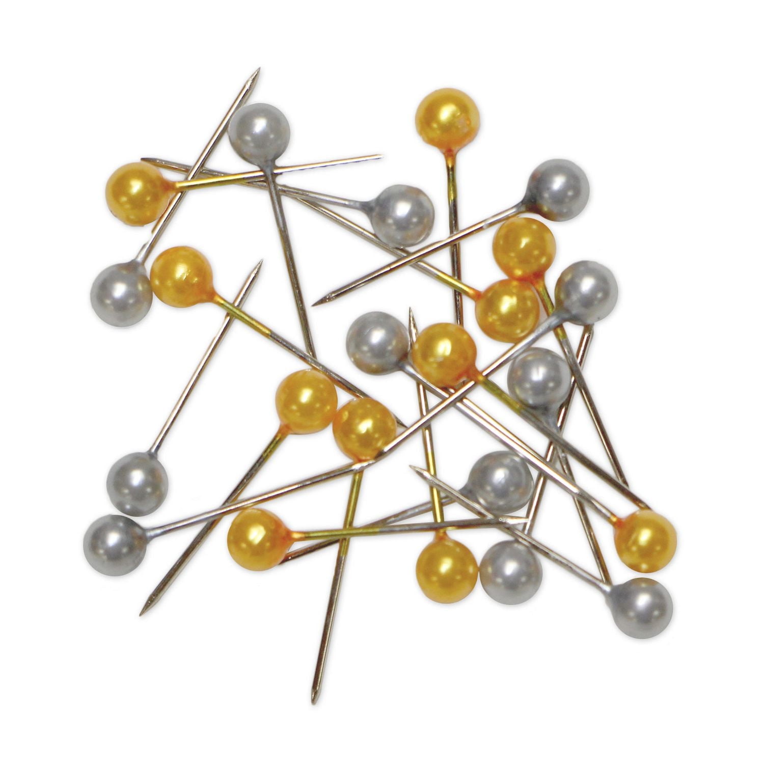 Épingles à tête perlée Unique Creativ en or/argent