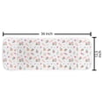 thumbnail image 2 of Ice Cream Microwave Oven Cover, Continuous Sweets Lollipop Romantic Pastel Colors, Water Resistant Organizer with Pockets for Kitchen, 36" x 12", Blush Multicolor, by Ambesonne, 2 of 4