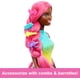 thumbnail image 3 of Barbie Unicorn Doll with 7-Inch-Long Magenta Fantasy Hair & Colorful Accessories for Styling Play, Unicorn Headband & Tail, 3 of 5