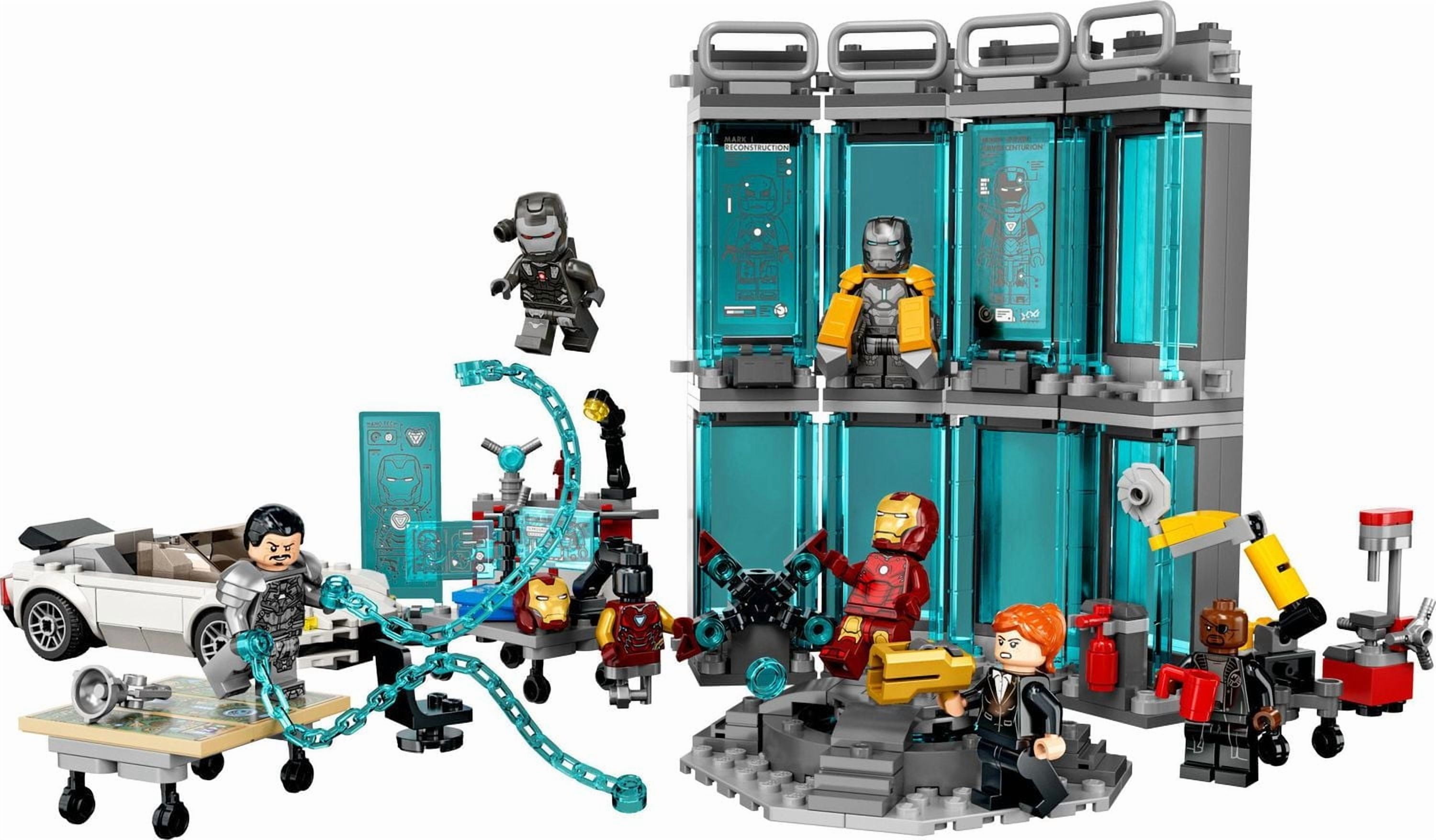 LEGO Super Heroes Iron Man Armory 76216 Toy Building Kit (496 Pieces)