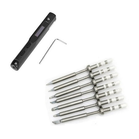 

Mini Portable TS100 OLED Programmable Electric Soldering Iron Station STM32 Digital Display Rapid Warming(C)