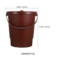 thumbnail image 2 of Portable 5L Tea Waste Bin with Swing Lid for Kitchen Office Bathroom Drainage, 2 of 7