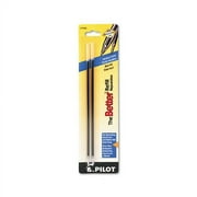 Refill for Pilot Better BetterGrip, EasyTouch and CAMO Ballpoint Pens, Medium Point, Blue Ink, 2/Pack
