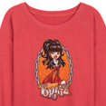 thumbnail image 2 of Bratz - Chains and Flames with Jade - Women's Lightweight French Terry Pullover, 2 of 5