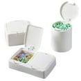 thumbnail image 2 of Practical Push Button Desktop Miniature Storage Box With Lid For Office Home Use, 2 of 11