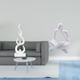 thumbnail image 2 of Figura Abstracta De Resina Con Forma De Llama De Fuego, Escultura Moderna, Artesanía Para Mesa, Sala De Estar, Estantería De Oficina, Estantería De Patio, Adorno De Regalo, 2 of 8