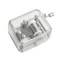 thumbnail image 2 of Miyuadkai Claerance! Transparent Hand Crank Music Box - Premium Jingle Bells Christmas Gift with Clear Case Design, 2 of 4
