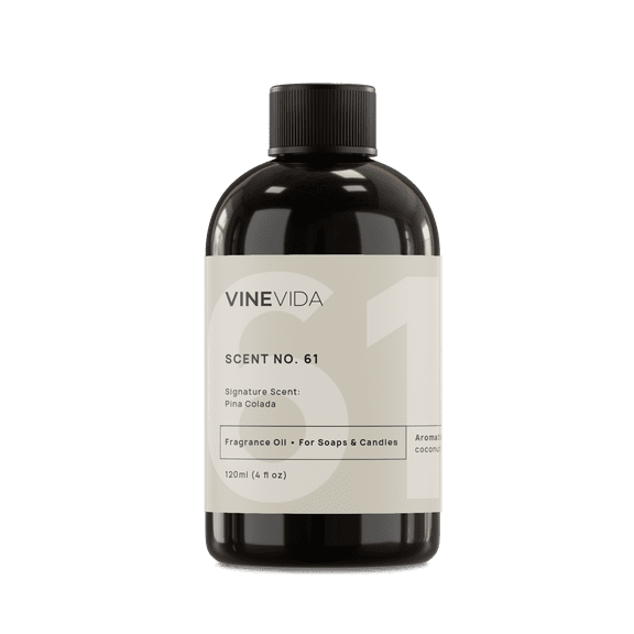 VINEVIDA Scent NO. 61, Signature Scent: Pina Colada Fragrance Oil, 4 Fl Oz
