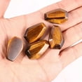 thumbnail image 6 of MATROOY 20pc Natural Hand Carved Healing Crystal Rose Quartz Crystal Coffin Stone Crafts-Orange Aventurine, 6 of 9